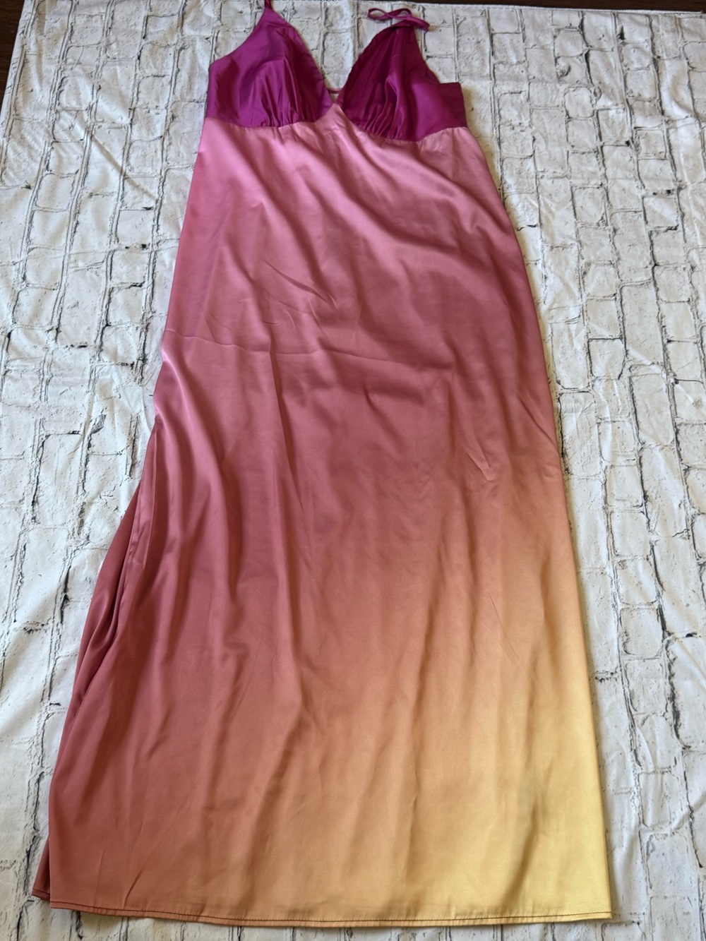 Silklike dress